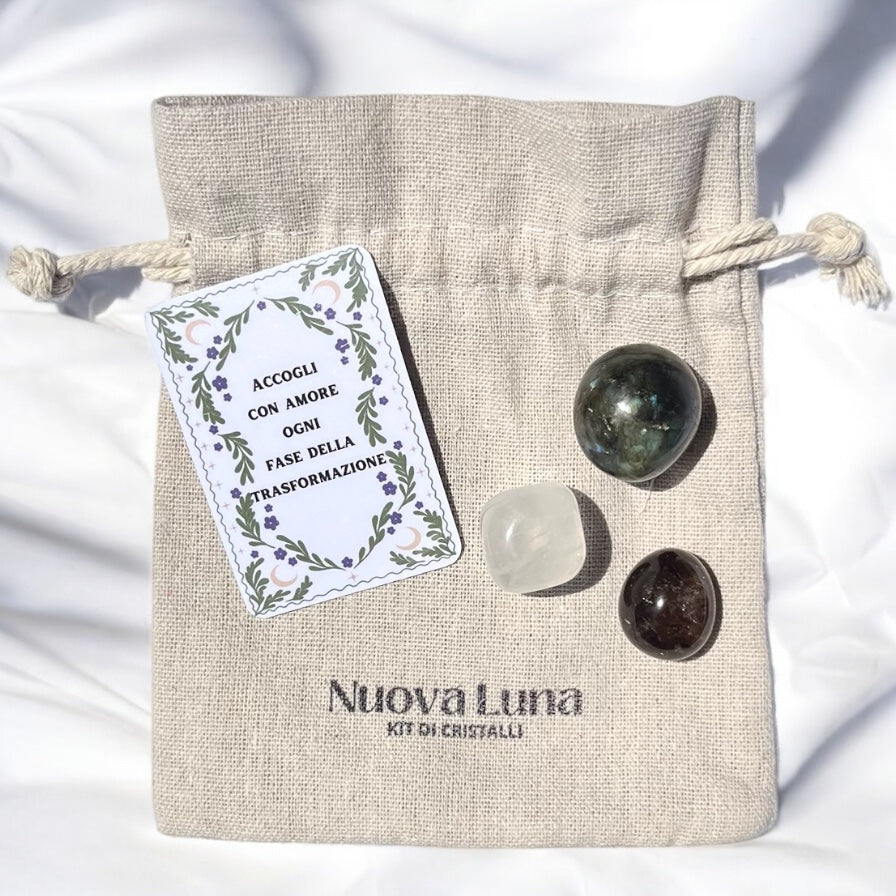 Kit di Cristalli – Nuova Luna