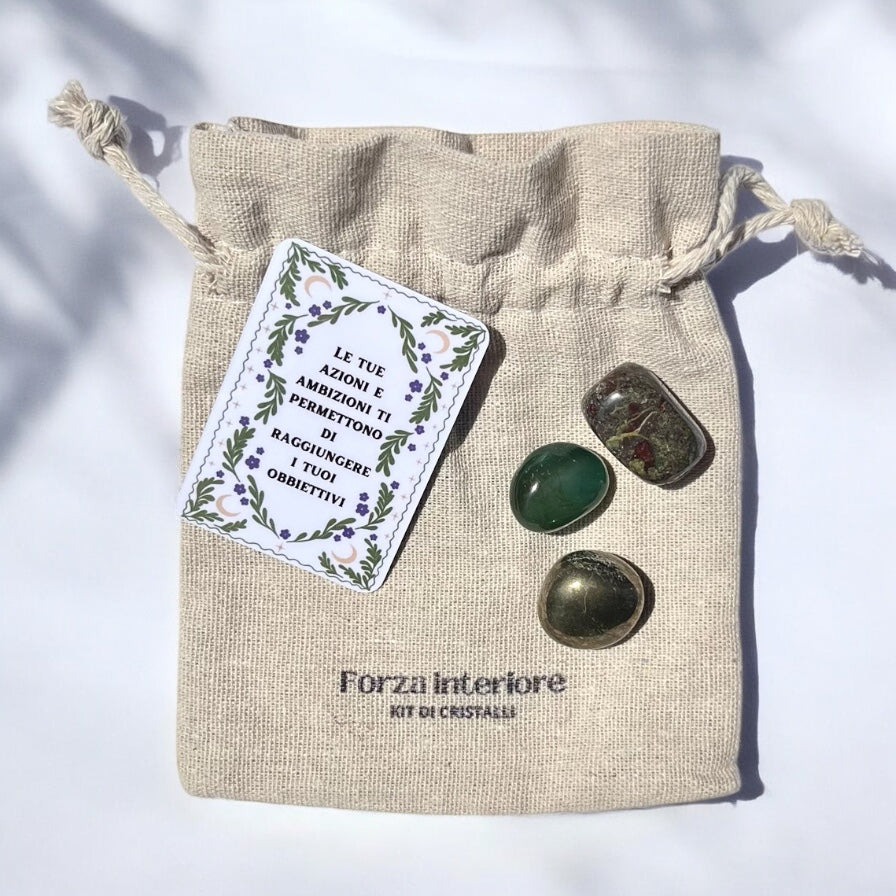 Kit di Cristalli – Forza Interiore