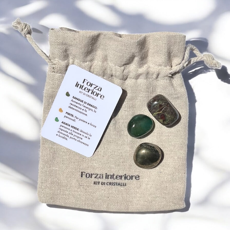 Kit di Cristalli – Forza Interiore
